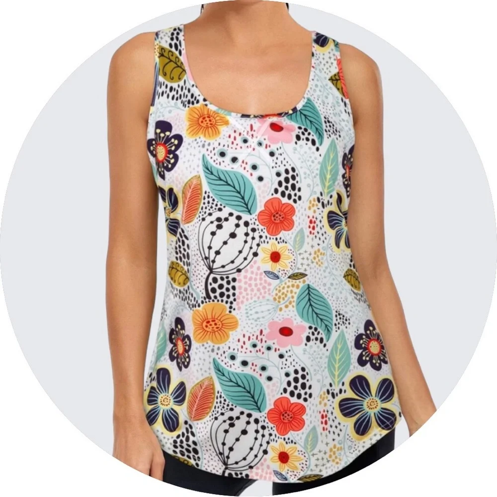 Cestyle Women's Yoga Workout Tank Tops - Picture 8 of 8